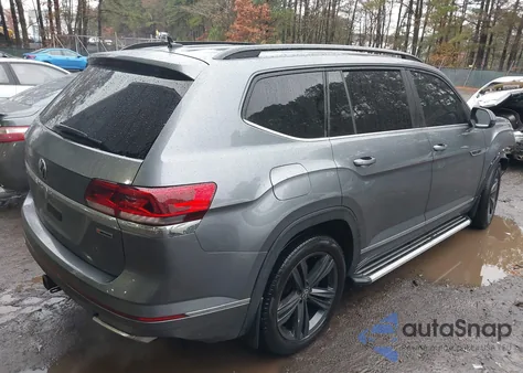 2021 Volkswagen Atlas 3.6L V6 Se W/Technology R-Line from USA, damaged, VIN 1V2RR2CA8MC506269